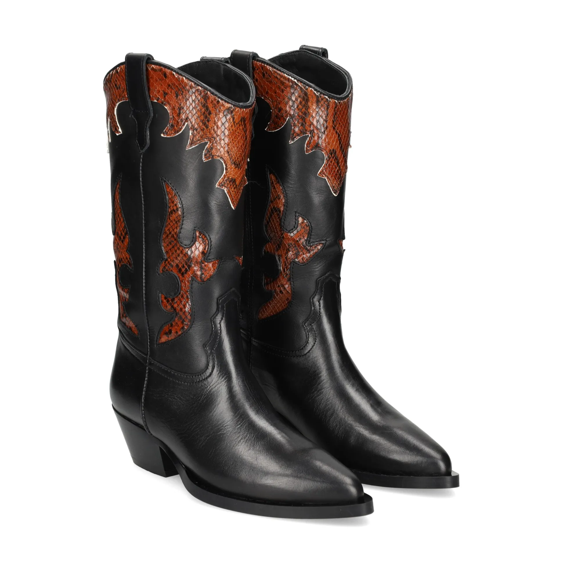 ALPE Botas planas de Mujer 2088 01-CUERO