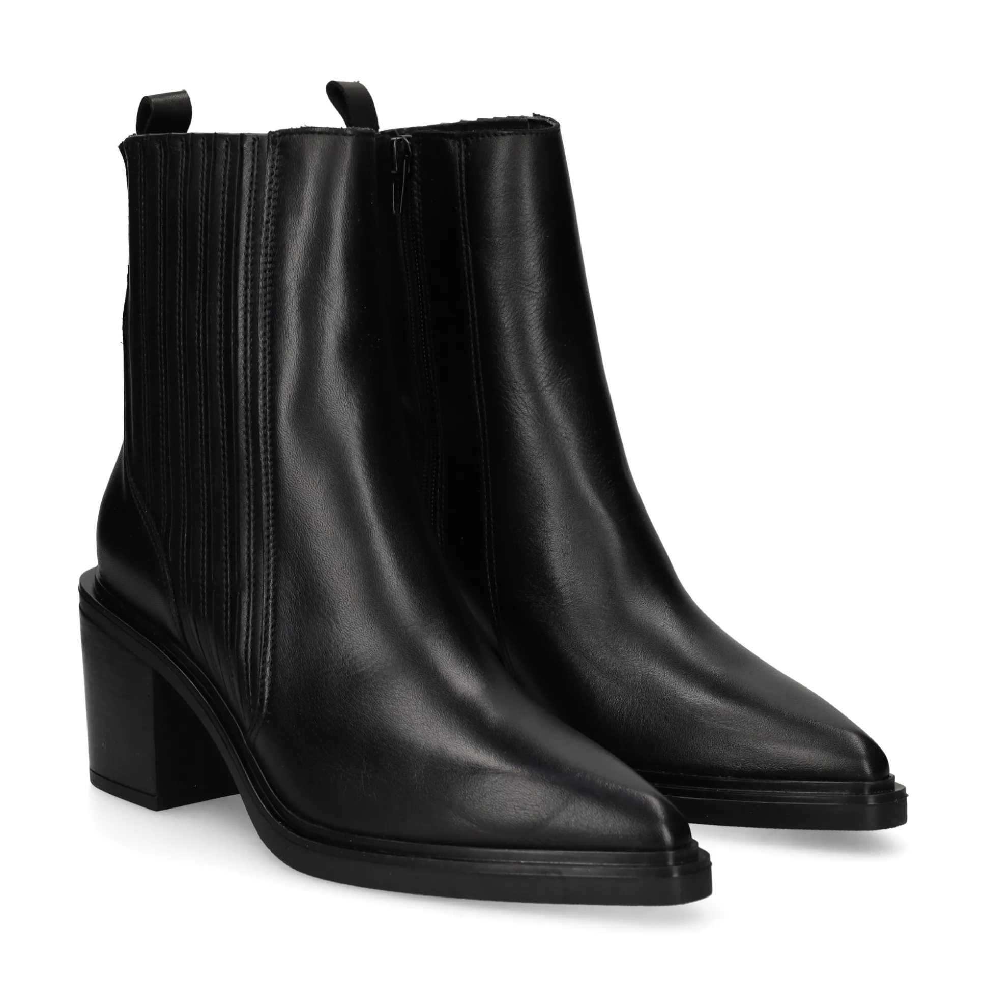 ALPE Botines con tacón de Mujer 2463 17-05 BEC-NEGRO