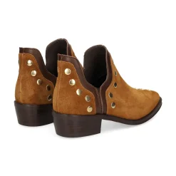 ALPE Botines planos de Mujer 2551 01 CUERO