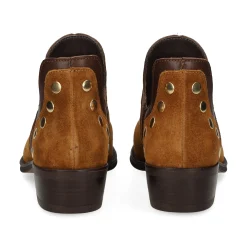 ALPE Botines planos de Mujer 2551 01 CUERO