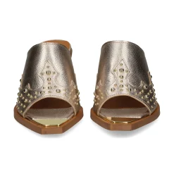 ALPE Sandalias con tacón de Mujer 511341 43 PLATINO