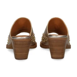 ALPE Sandalias con tacón de Mujer 511341 43 PLATINO