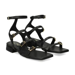 ALPE Sandalias planas de Mujer 514303 05 NEGRO