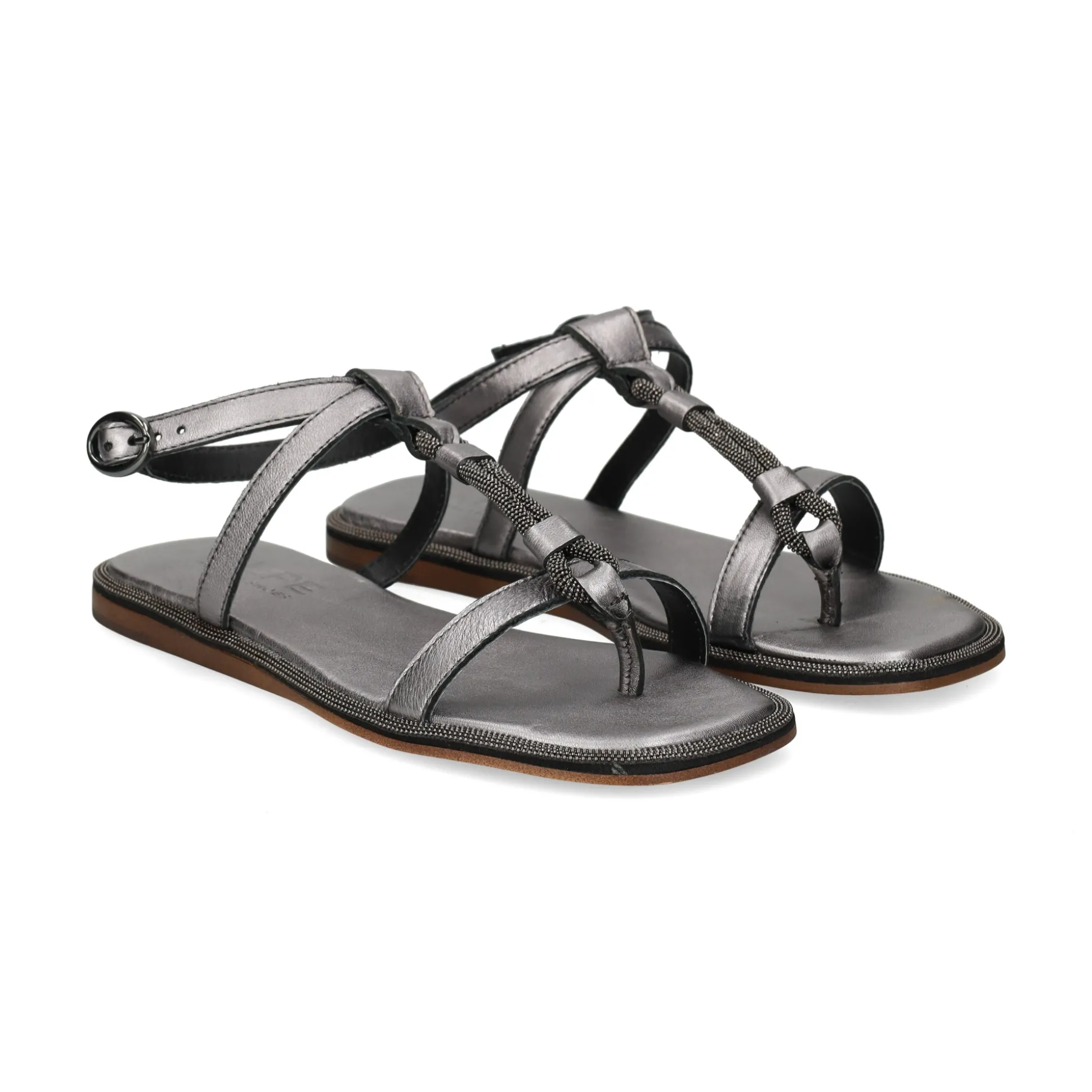 ALPE Sandalias planas de Mujer 515561 39 GRAFITO