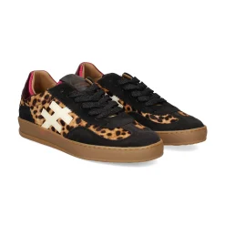 ALPE Zapatillas de Mujer A032 A3 LEOPARDO