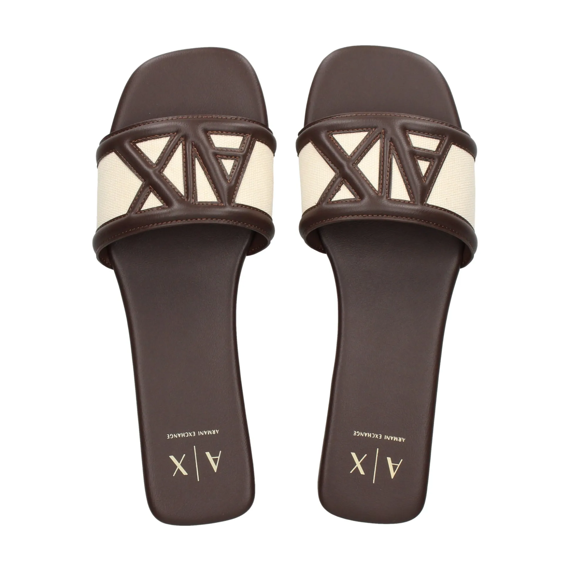 ARMANI EXCHANGE Sandalias planas de Mujer XW002568 MZ766 SHADE+ECR