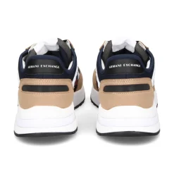ARMANI EXCHANGE Zapatillas de Hombre XUX090 S561 TAN+NAVY+R