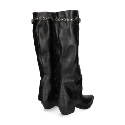 A.S.98 Botas con tacón de Mujer B84301 6002 NEGRO