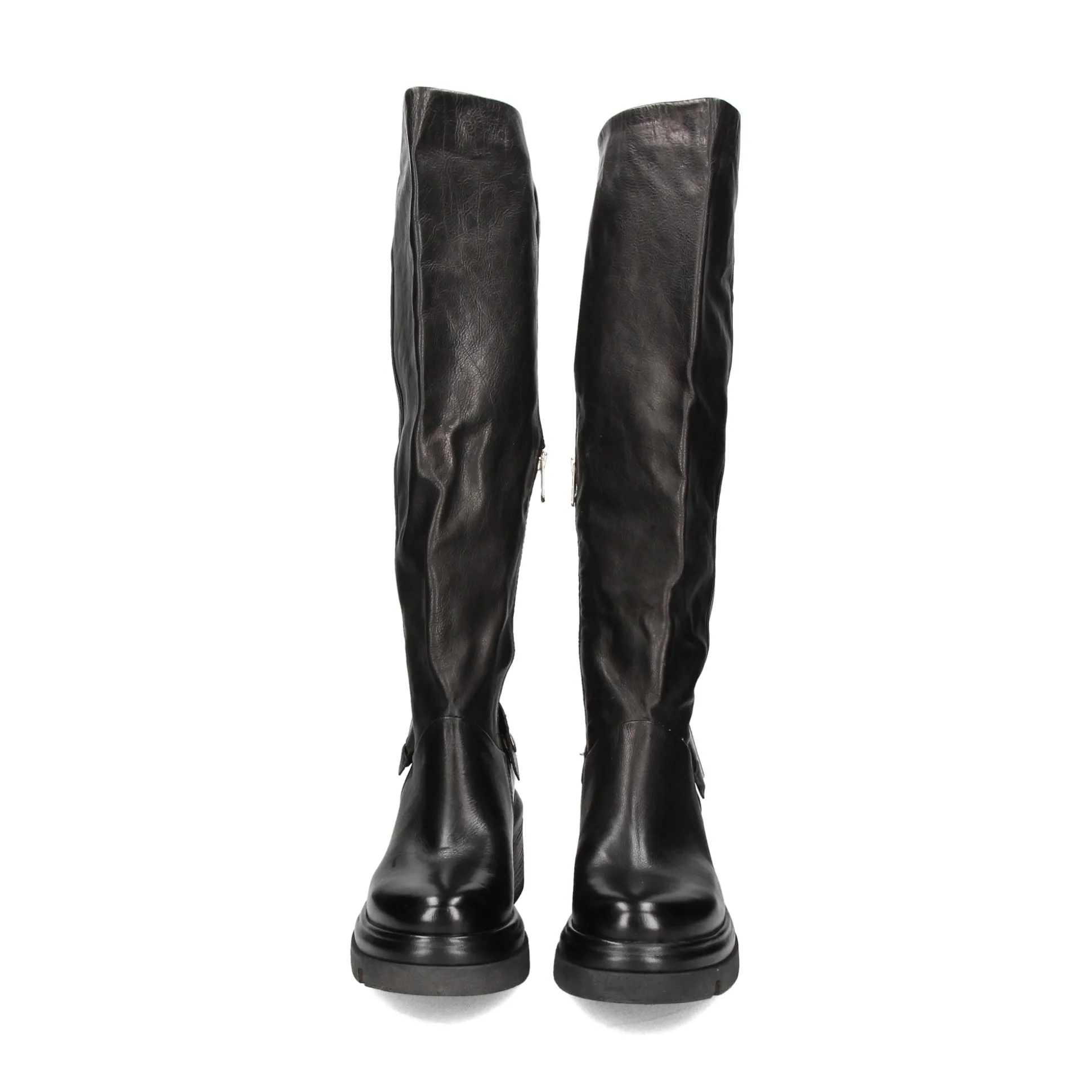 A.S.98 Botas con tacón de Mujer A89316 NEGRO