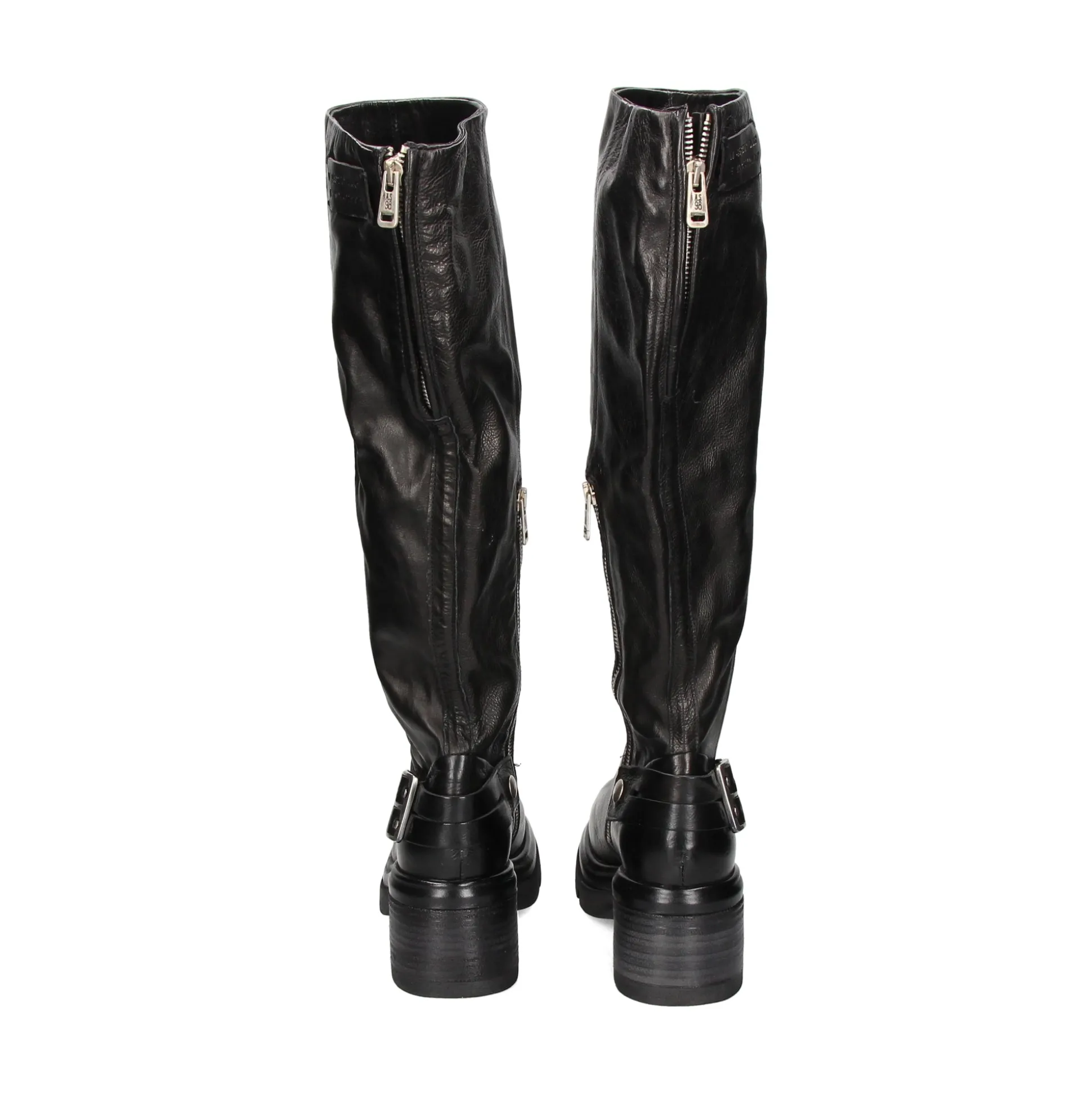 A.S.98 Botas con tacón de Mujer A89316 NEGRO