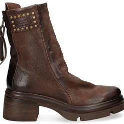 A.S.98 Botines con tacón de Mujer A89227 6144 EBANO