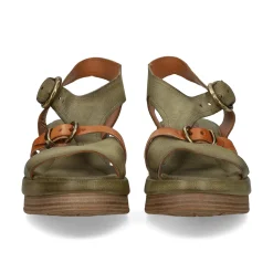 A.S.98 Sandalias con plataforma de Mujer C02006 0001 GREEN+TDM