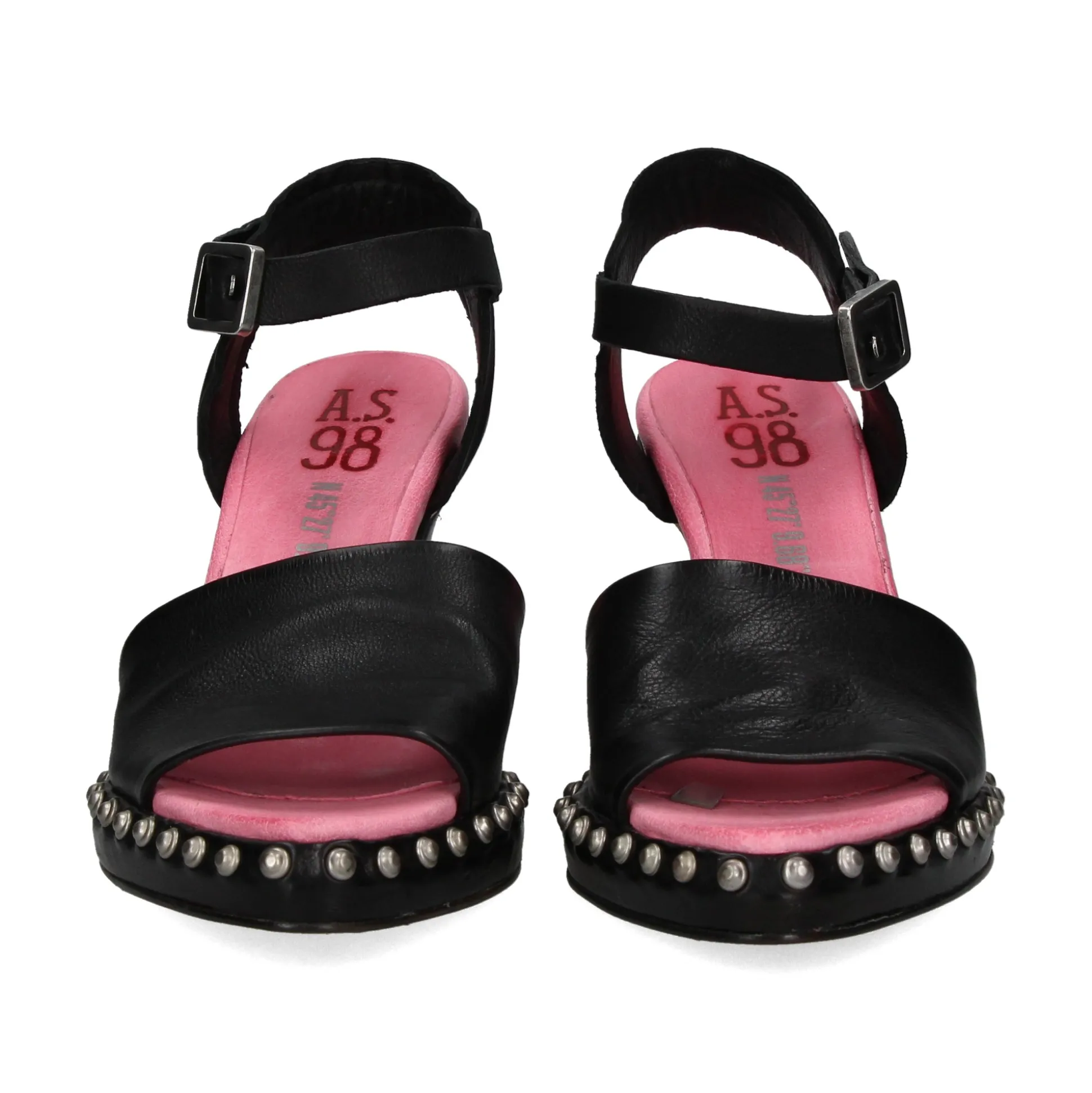 A.S.98 Sandalias con plataforma de Mujer B35001 101 0001 NERO+S