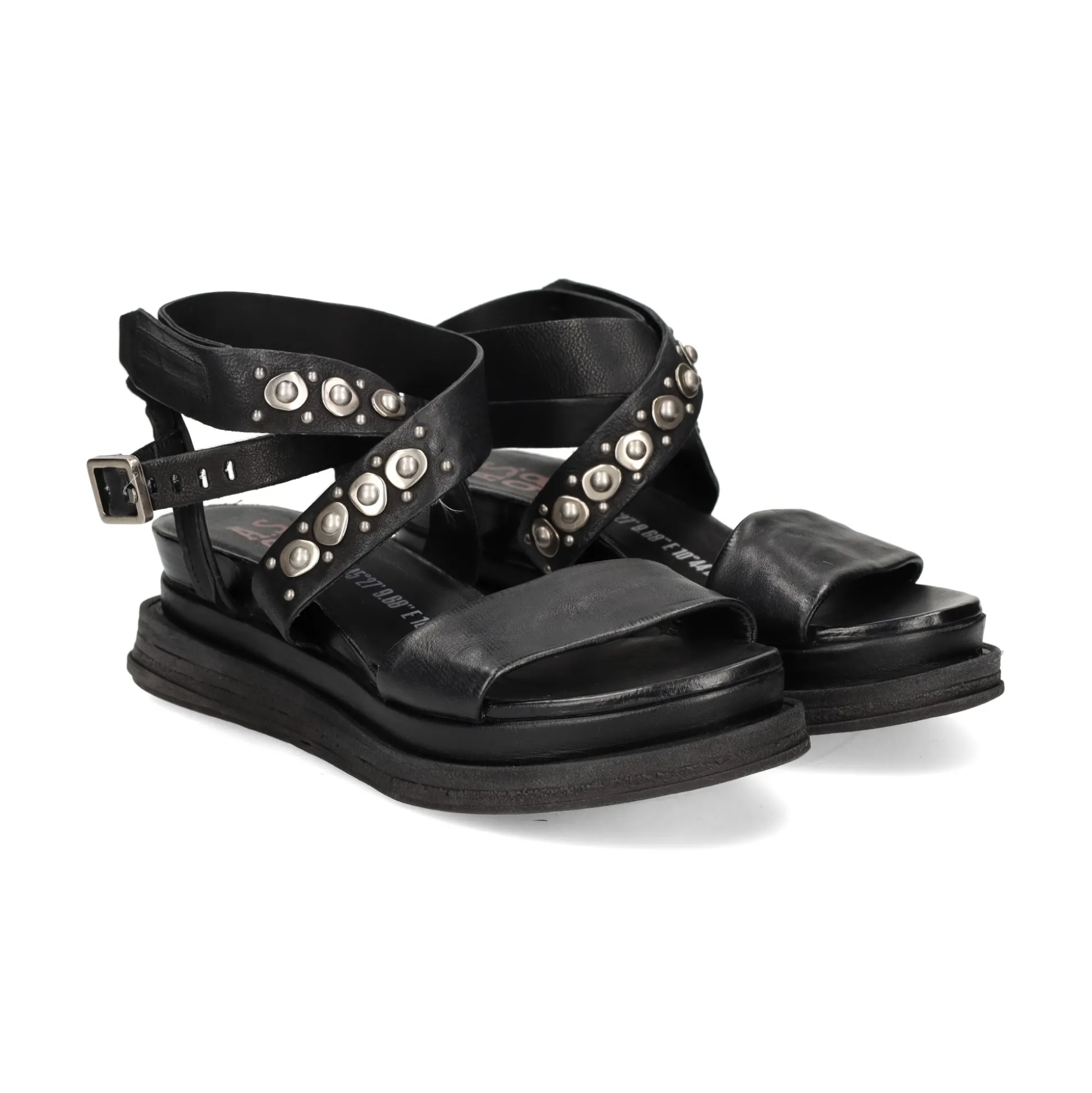 A.S.98 Sandalias con plataforma de Mujer A15034 101 6002 NERO
