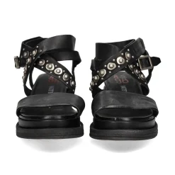 A.S.98 Sandalias con plataforma de Mujer A15034 101 6002 NERO