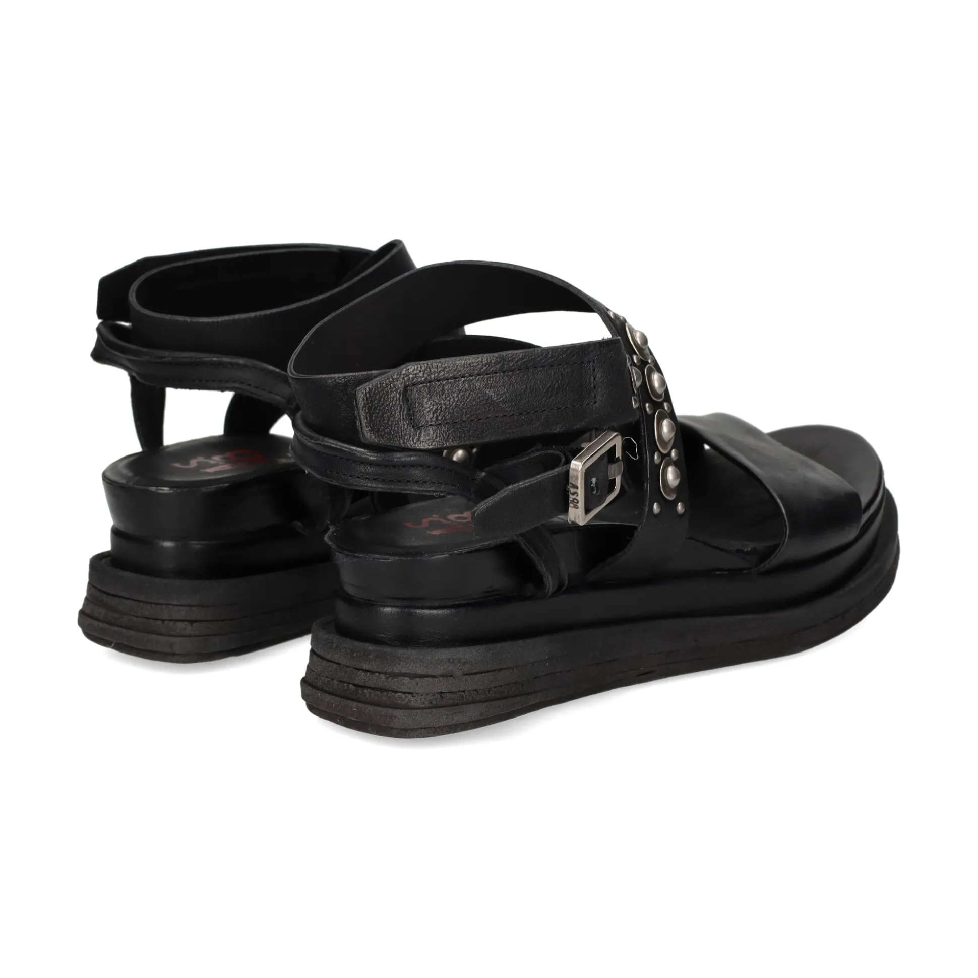 A.S.98 Sandalias con plataforma de Mujer A15034 101 6002 NERO