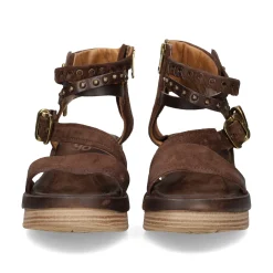 A.S.98 Sandalias con plataforma de Mujer C02009 0002 EBANO