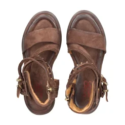 A.S.98 Sandalias con plataforma de Mujer C02009 0002 EBANO