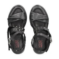 A.S.98 Sandalias con plataforma de Mujer C02001 6002 NEGRO