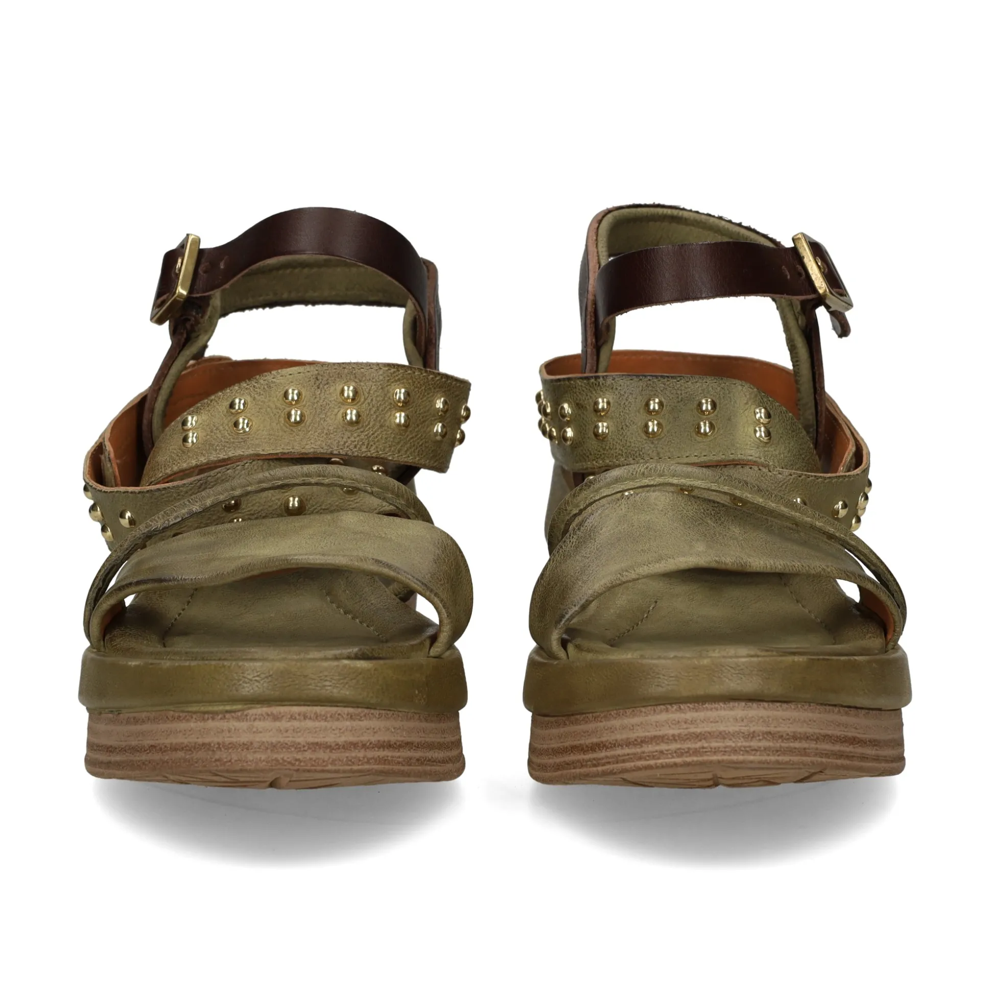 A.S.98 Sandalias con plataforma de Mujer C02001 0002 GREEN+TDM