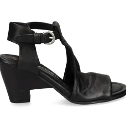 A.S.98 Sandalias con tacón de Mujer C04002 6002 NEGRO