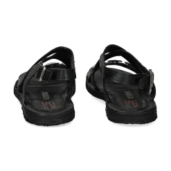 A.S.98 Sandalias planas de Mujer A16059 6002 NEGRO