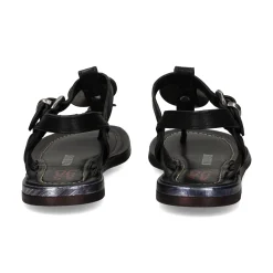 A.S.98 Sandalias planas de Mujer B94004 6002 NEGRO