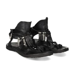 A.S.98 Sandalias planas de Mujer 534010 5102 6002 NERO