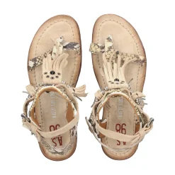 A.S.98 Sandalias planas de Mujer A16076 0001 BEIGE