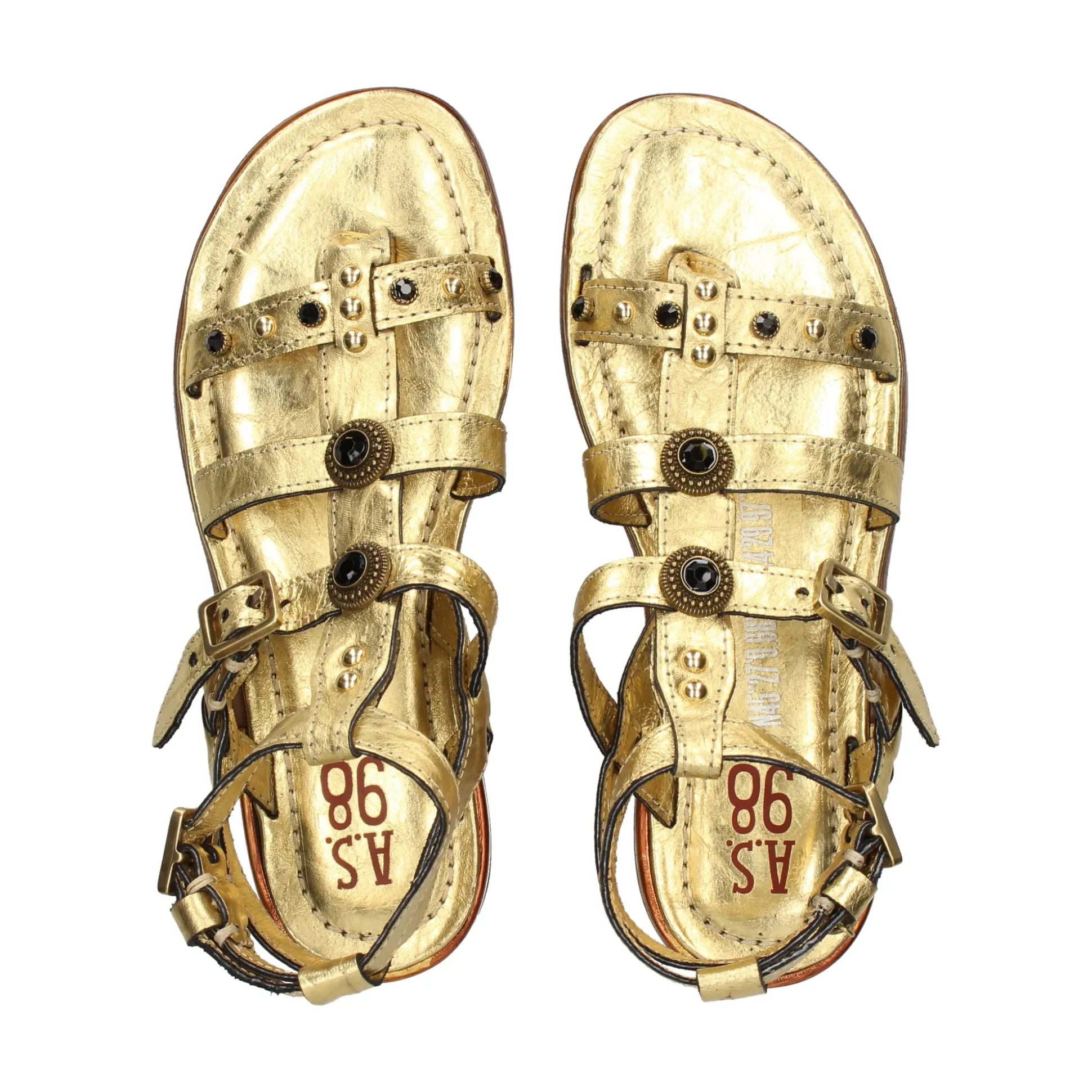 A.S.98 Sandalias planas de Mujer B94002 6155 OTTONE