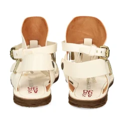 A.S.98 Sandalias planas de Mujer 534010 2103 6936 MILK