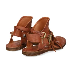 A.S.98 Sandalias planas de Mujer 534010 5102-6871 CALVA