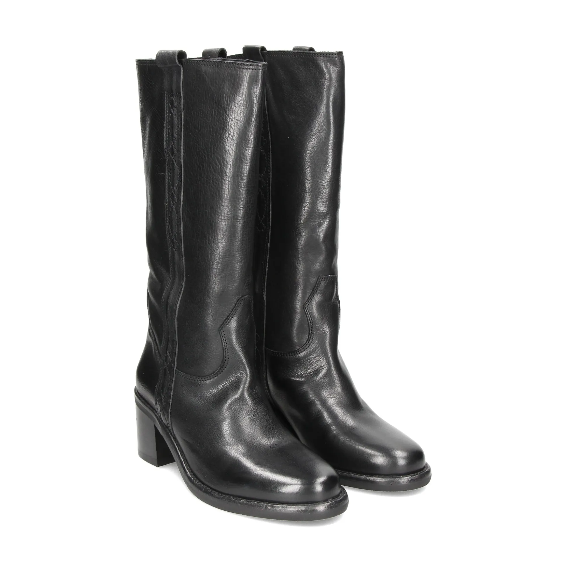 ASH Botas con tacón de Mujer PENELOPE 06 CALF BLACK