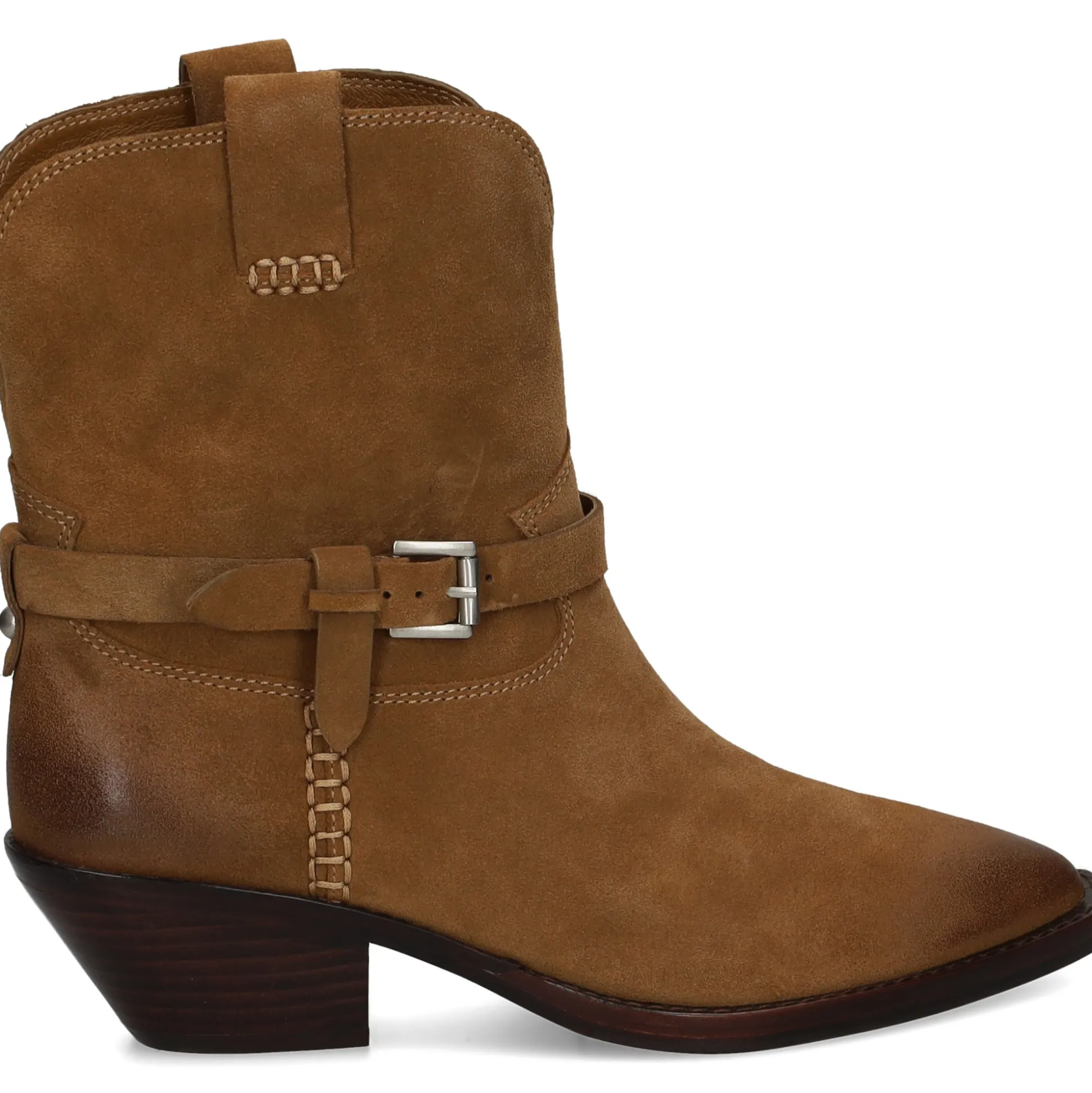 ASH Botines con tacón de Mujer DUSTIN 01 GOLDEN BROWN
