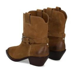 ASH Botines con tacón de Mujer DUSTIN 01 GOLDEN BROWN