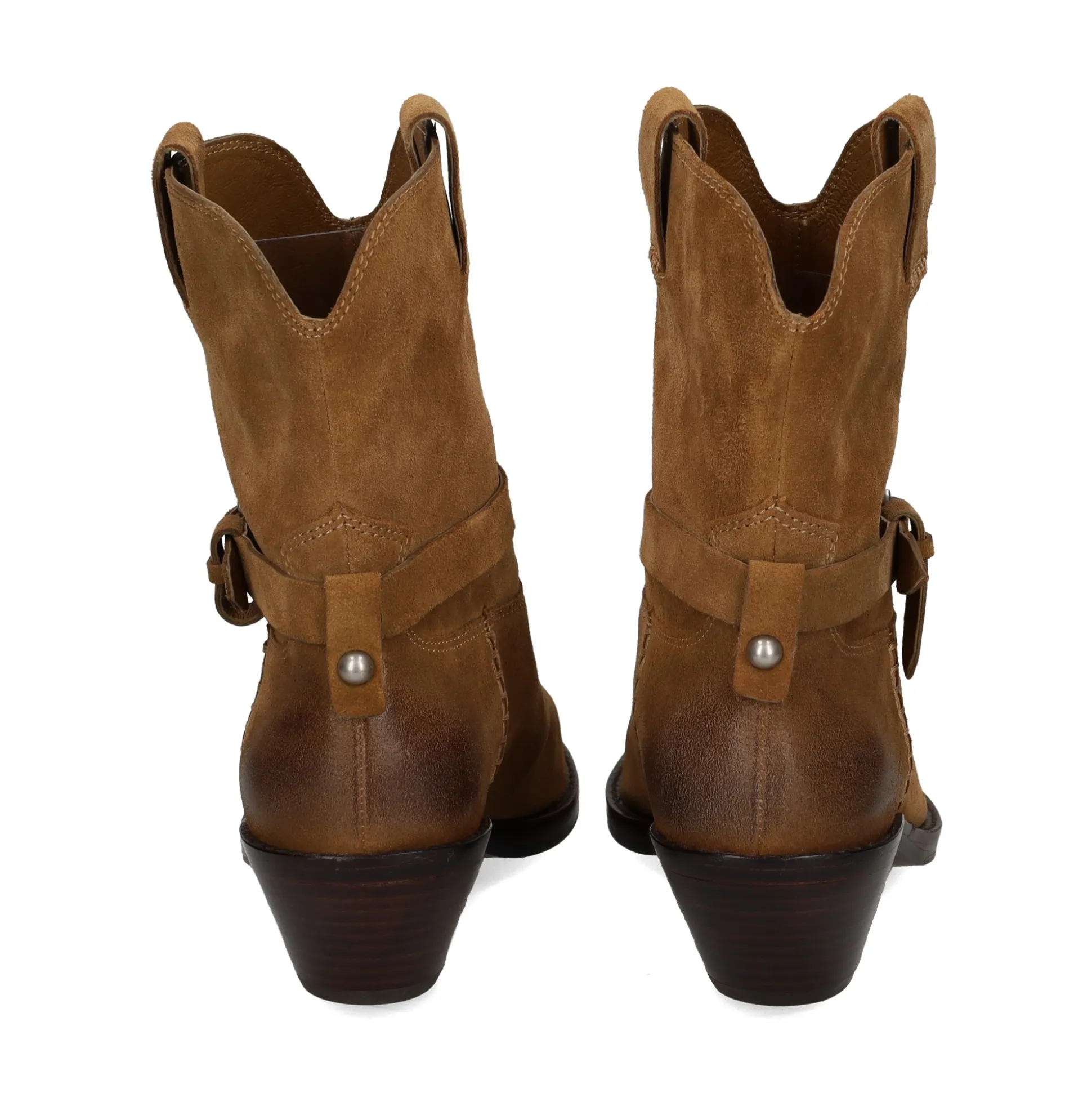 ASH Botines con tacón de Mujer DUSTIN 01 GOLDEN BROWN