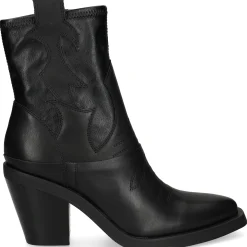 ASH Botines con tacón de Mujer JAGGER 001 NEGRO