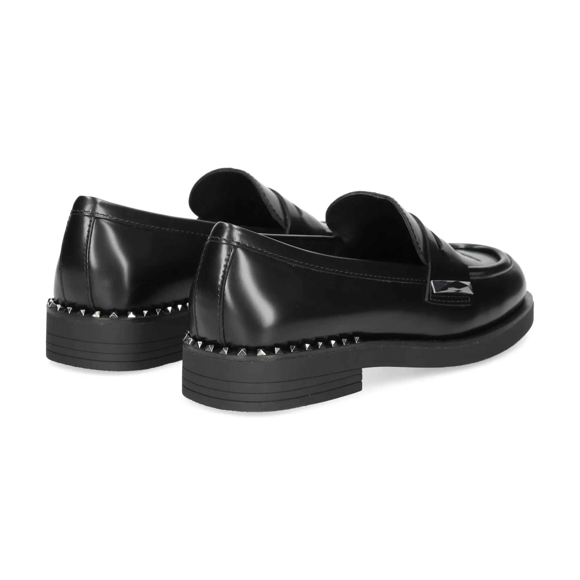 ASH Mocasines de Mujer WHISPER STUDS 001 NEGRO
