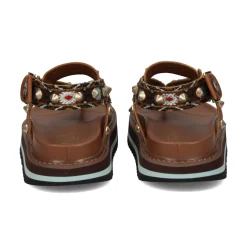 ASH Sandalias con plataforma de Mujer UNO02 COFFEE