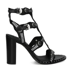 ASH Sandalias con tacón de Mujer KASHMIR01 NEGRO