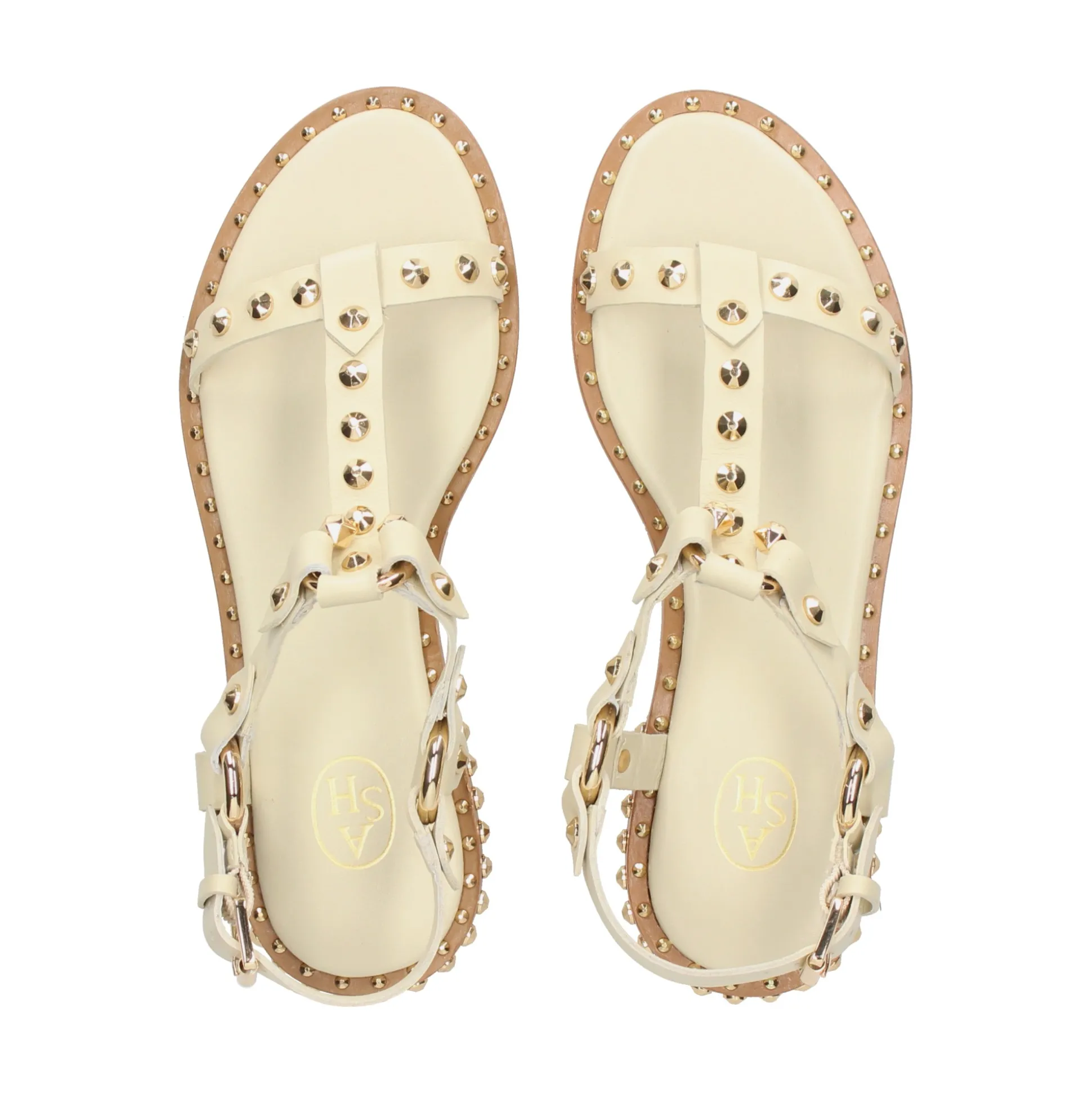 ASH Sandalias planas de Mujer PATSY 001 TALC