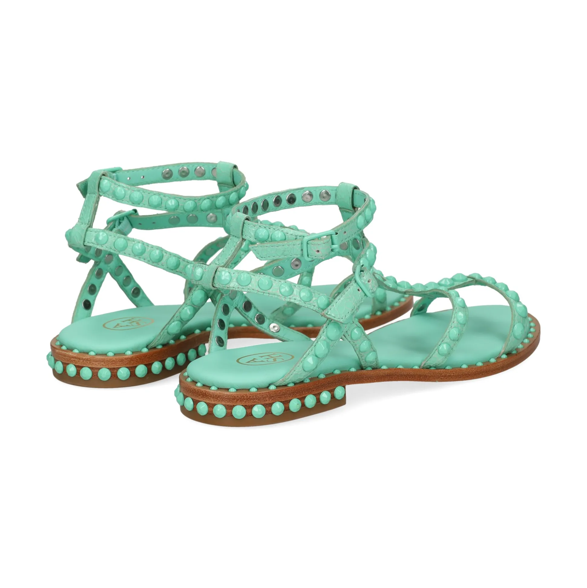 ASH Sandalias planas de Mujer PRECIOUSBI 08 WHITE/HYPE