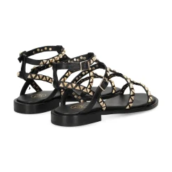 ASH Sandalias planas de Mujer PANDORA 001 NEGRO