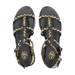 ASH Sandalias planas de Mujer PANDORA 001 NEGRO