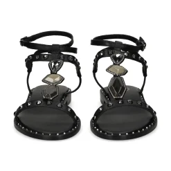 ASH Sandalias planas de Mujer PENNY 004 NEGRO