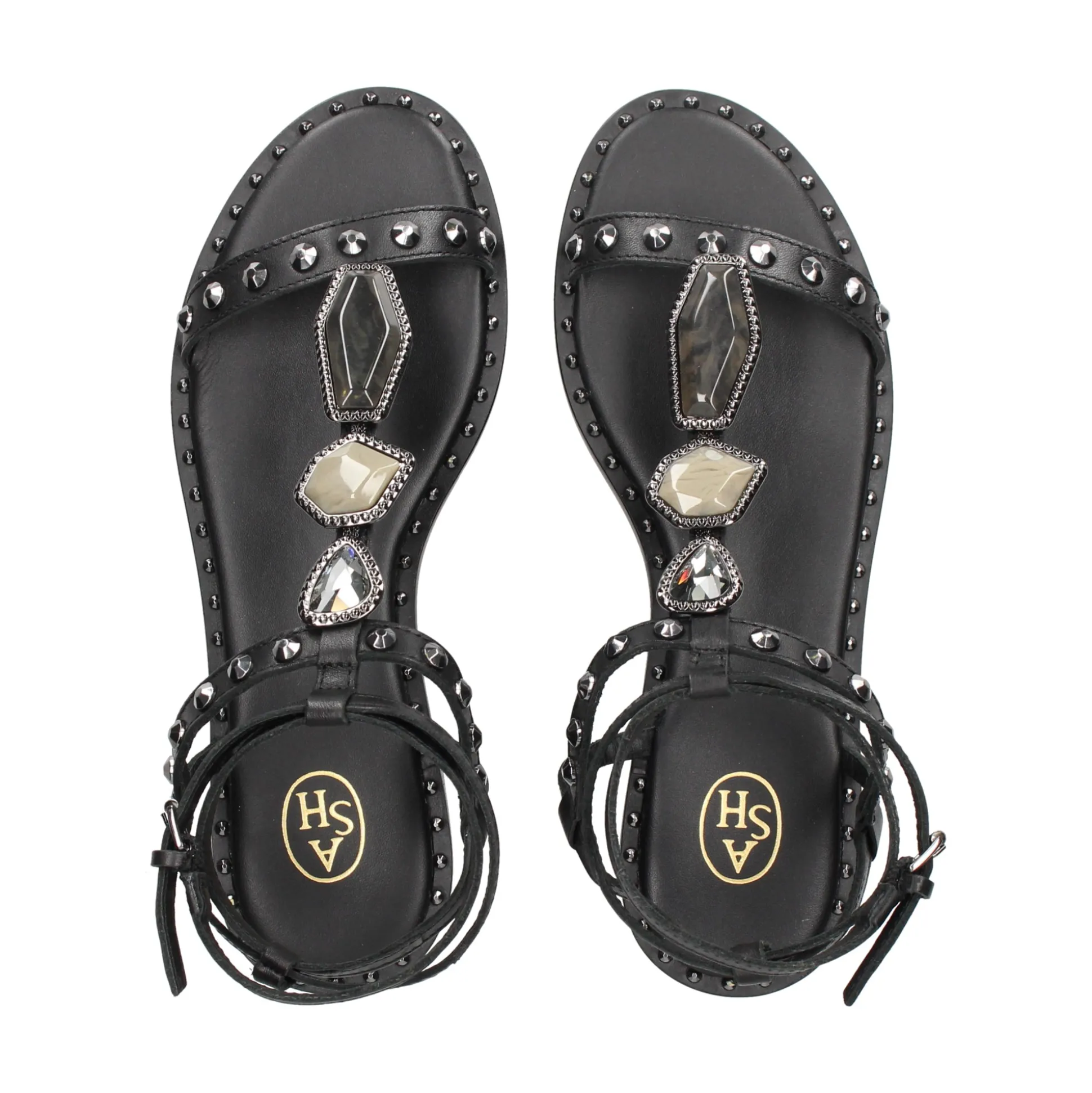 ASH Sandalias planas de Mujer PENNY 004 NEGRO