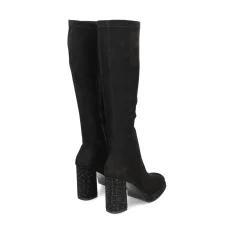 BEFREE Botas con tacón de Mujer SARAY-018 NEGRO