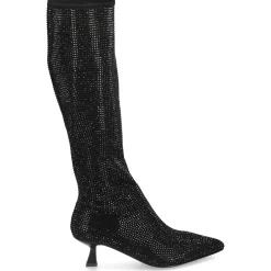 BEFREE Botas con tacón de Mujer MAR-10 NEGRO