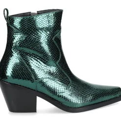 BEFREE Botines con tacón de Mujer SANSE-2320 VERDE
