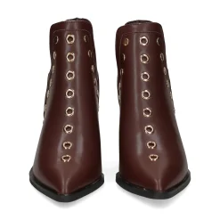 BEFREE Botines con tacón de Mujer NAPOLES-006 BURDEOS